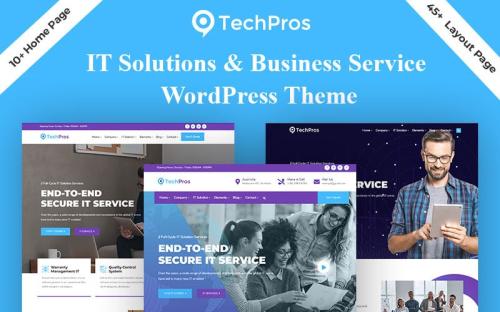 Techpros - Technology & Business Service WordPress Theme theme free